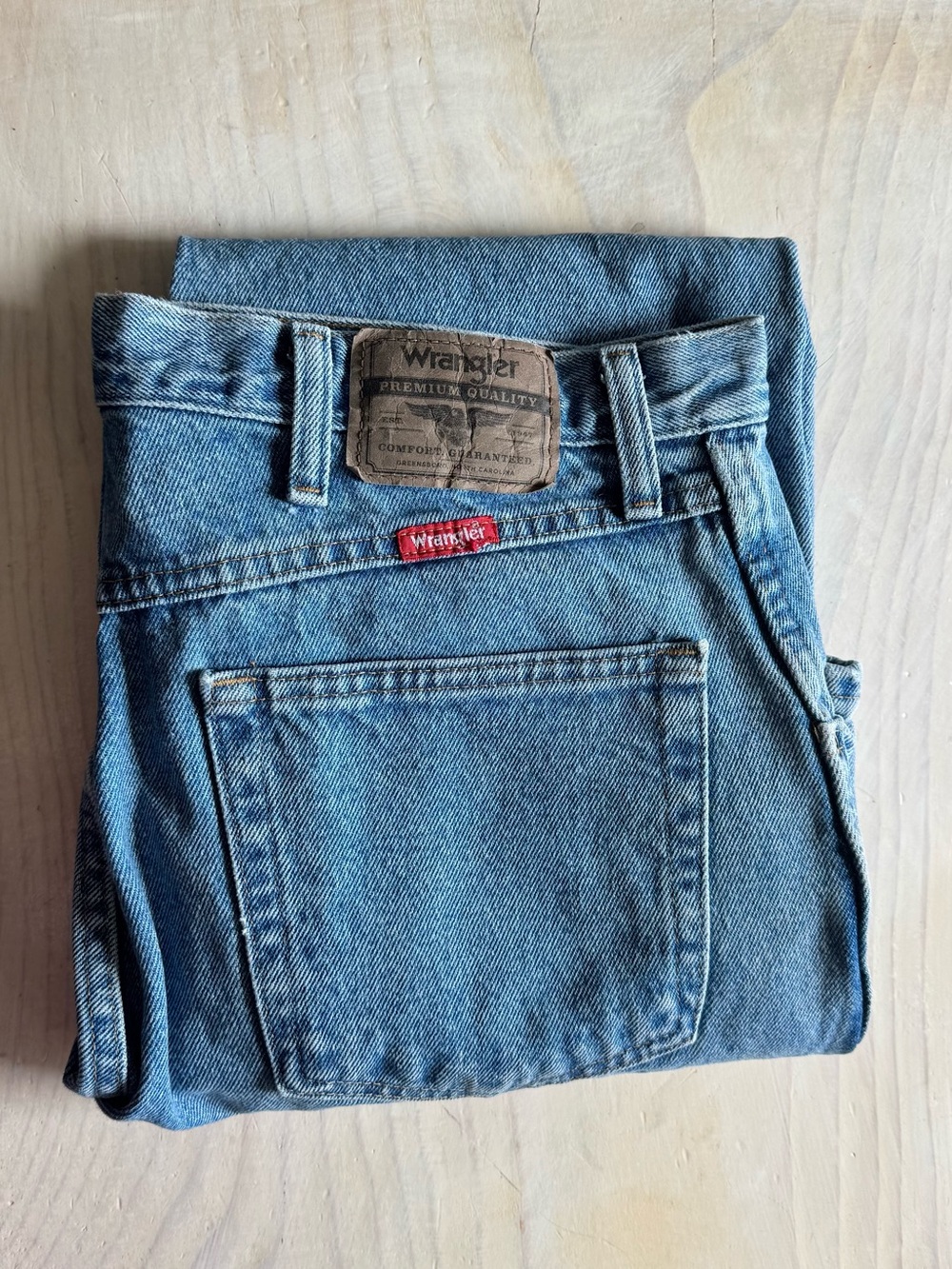 Wrangler Men’s Light Blue Regular Fit Jeans